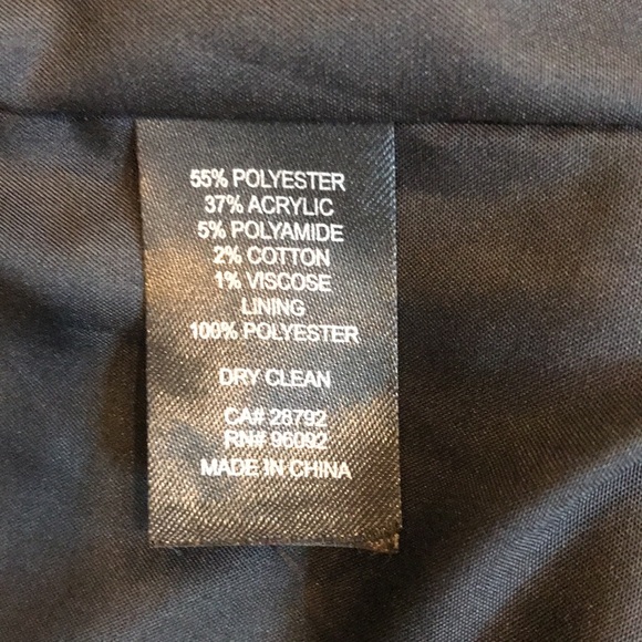 Carolina Belle Montreal Open Front Plaid Blazer Double Button Jacket w/Fringe-M - Picture 9 of 10